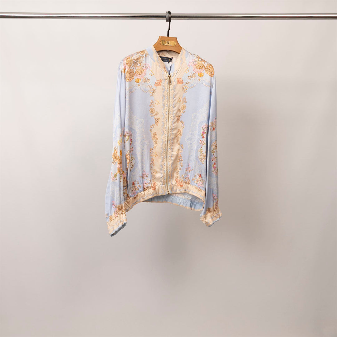 Veste satinée imprimée esprit baroque – KD9160VS-3