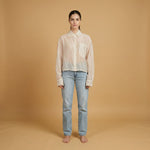 Load image into Gallery viewer, Flowy Lace Collar Shirt TDM08126
