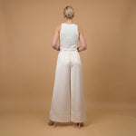 Load image into Gallery viewer, Satin trousers with elasticated waist – BCG0397-2 
