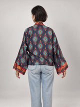 Kimono satiné baroque ceinturé – KD10003VS-49