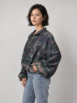 Veste fluide zippée à imprimé floral – KD10017VS-3