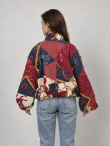 Veste imprimée col montant – KD10025