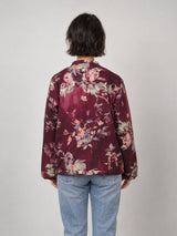Veste à imprimé floral et boutons brandebourg – KD10027