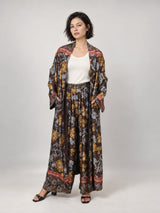 Kimono long satiné floral baroque – KD10030VS-47