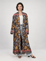 Kimono long satiné floral baroque – KD10030VS-47