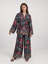 Kimono satiné floral – KD10037VS-47