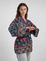 Kimono satiné floral – KD10037VS-47
