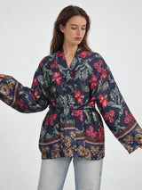 Kimono satiné floral – KD10037VS-47