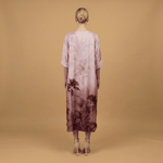 Load image into Gallery viewer, Palm print satin dress KD6120VS-35
