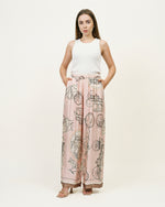 Load image into Gallery viewer, Satin printed wide-leg trousers KD6637VS-35
