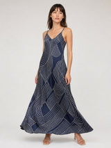 Robe longue satinée KD7505VS-29