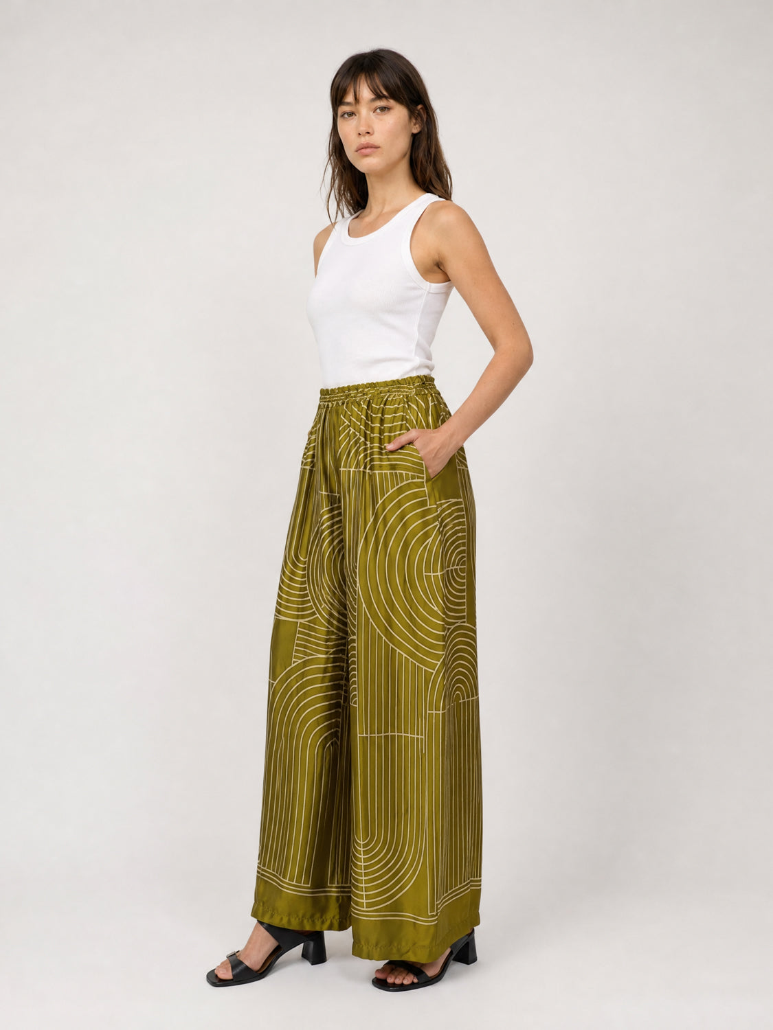 Pantalon satiné KD7789VS-29