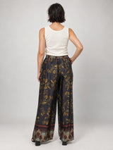 Pantalon satiné floral – KD7789VS-3