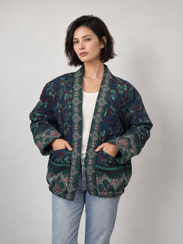 Veste matelassée florale – KD88021-3