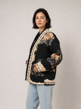 Veste matelassée à imprimé floral — KD88025