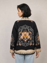 Veste matelassée à imprimé floral — KD88025