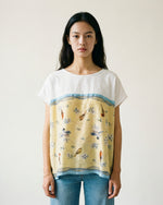 Charger l'image dans la galerie, T-shirt imprimé oiseaux et fleurs délicat fluide KD8860-9
