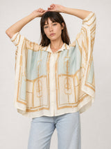Chemise poncho fluide  KD8871VS-11