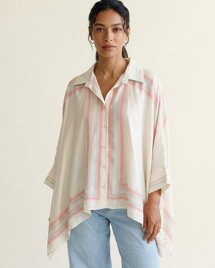 Chemise satinée KD8871VS-7