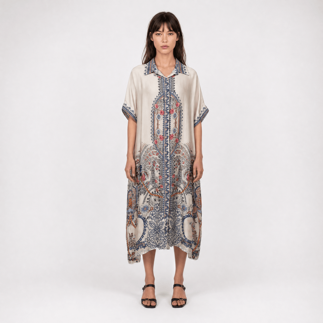 Robe satinée KD8892VS-5
