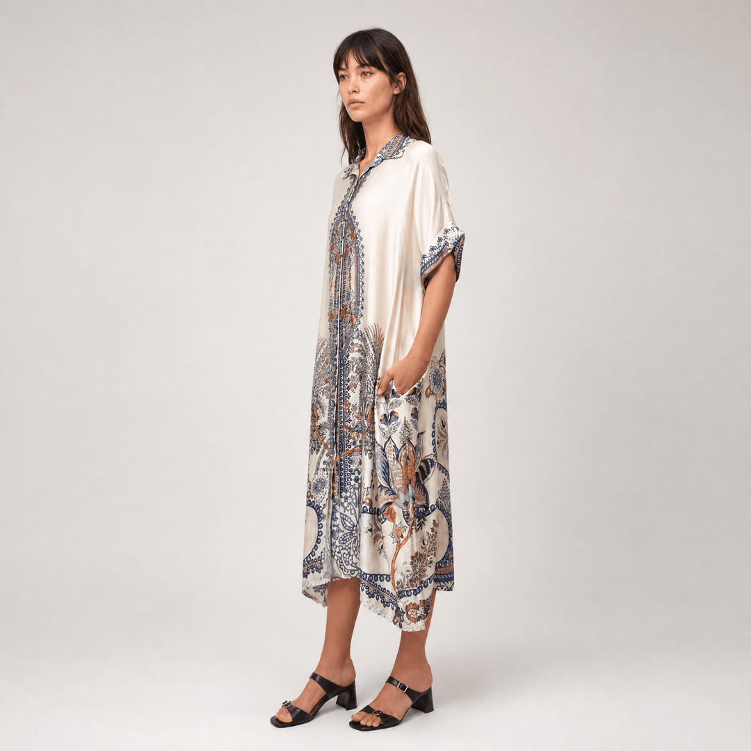 Robe satinée KD8892VS-5