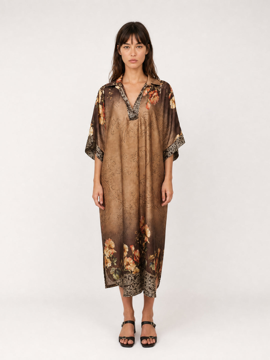 Robe satinée fluide KD8966VS