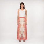 Load image into Gallery viewer, Pantalon en coton imprimé à taille élastiquée KD9099CL-1
