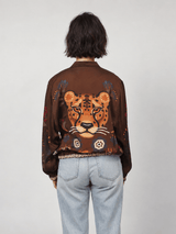 Blouson imprimé animalier fleuri KD9160VS-18