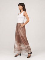 Load image into Gallery viewer, Pantalon large imprimé paysage KD9571-3
