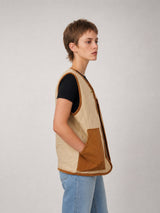 Gilet matelassé contrasté KD9756-2