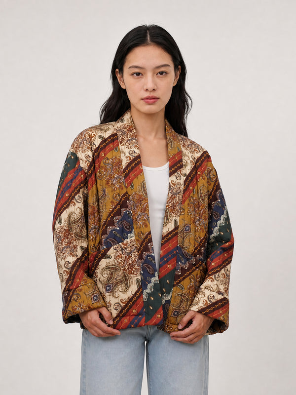 Veste matelassée cachemire KD9761-40