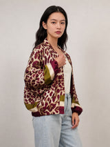 Bomber satiné léopard KD9763VS-42