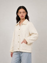 Veste matelassée col velours KD9971VS