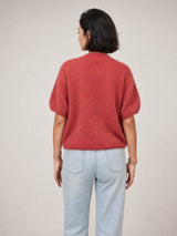 Pull en mohair col rond orné de strass – MCL24123