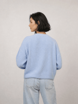Gilet zippé en maille douce à l’angora – MCL26011