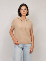Pull à capuche duveteux en alpaga et laine – MCL26106