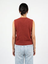 Pull sans manches en maille douce à l’angora – MCL26523