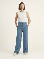 Charger l'image dans la galerie, Pantalon droit taille élastique MF56133
