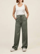 Pantalon droit taille élastique MF56133
