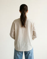Wrap blouse with lace details MF56211