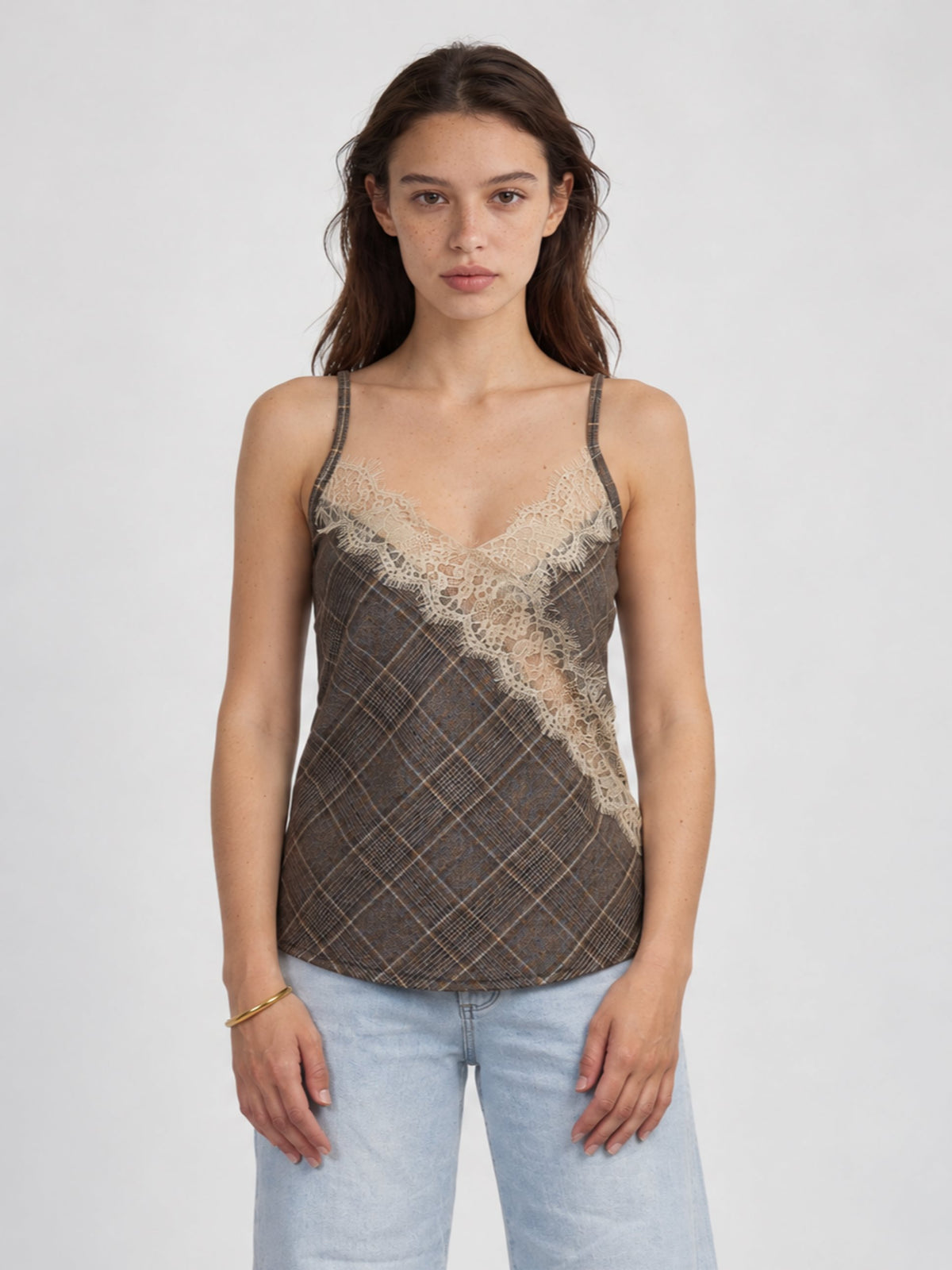 Top à bretelles dentelle – MF56741