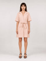 Charger l'image dans la galerie, Robe chemise ceinturée en coton MJ5424
