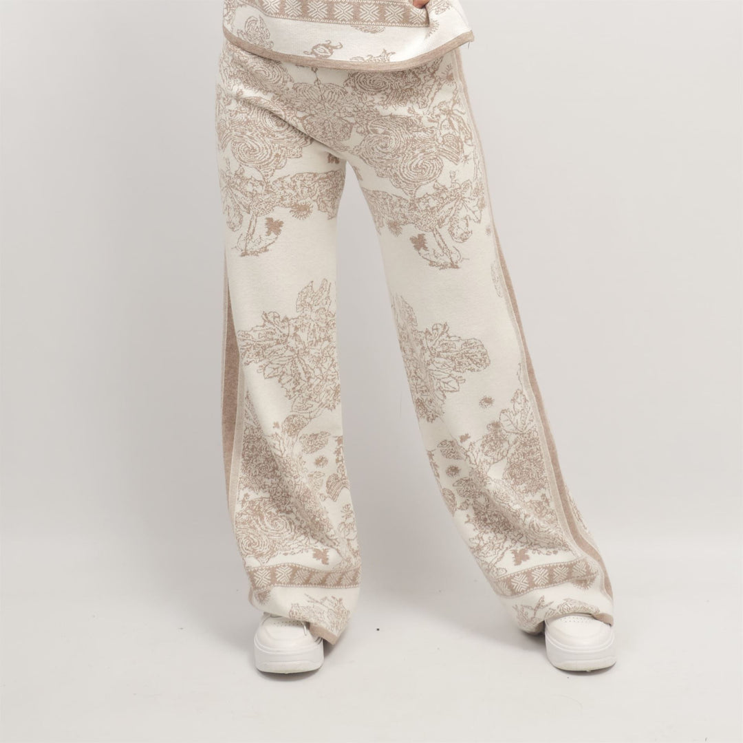 Pantalon large imprimé floral MSJ76904