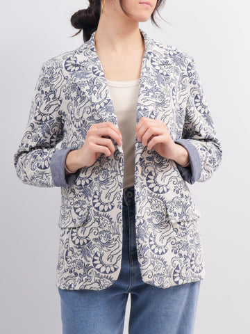 Blazer à Motif TDM66121-2