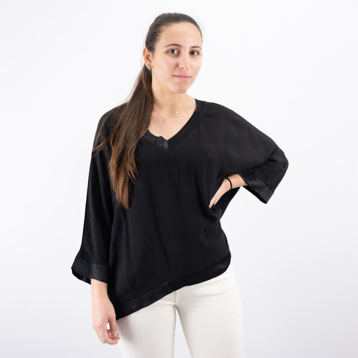 V neck tunic ys21759