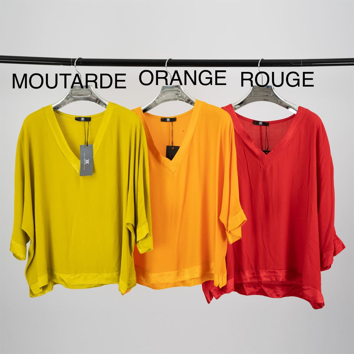 V neck tunic ys21759