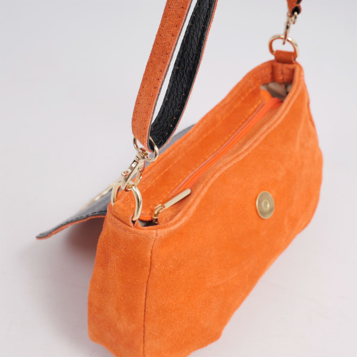 Suede satchel 72215