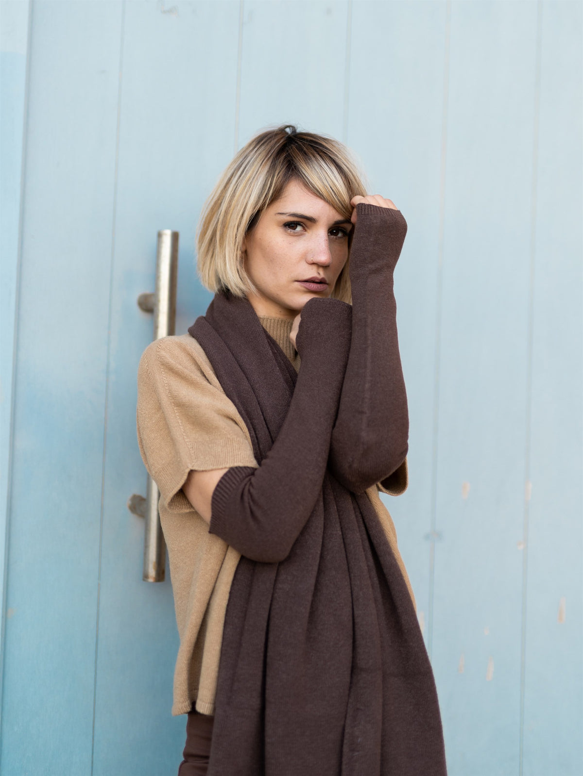 Simple scarf yf61014