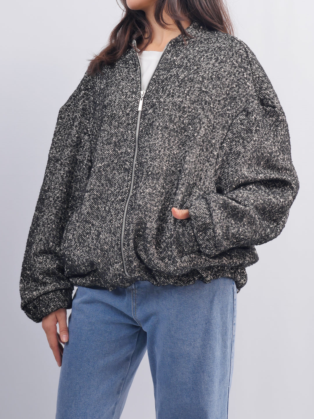 Zipped Bomber Jacket TDM09323-6