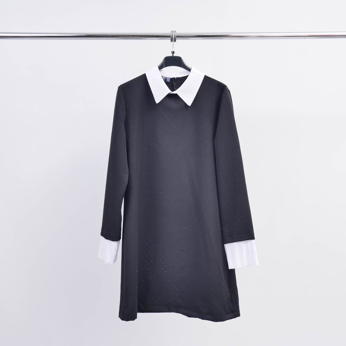 Peter pan collar dress with rhinestones tdm66823